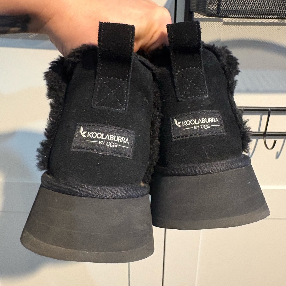 Koolaburra Black Fur-Lined Boots